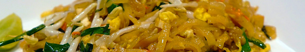 Eating Thai at Golden Thai Kitchen restaurant in Phoenix, AZ.